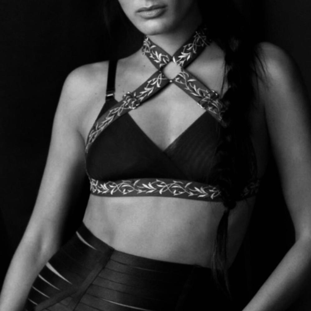 BORDELLE Kew Soft Collar Bra in Black